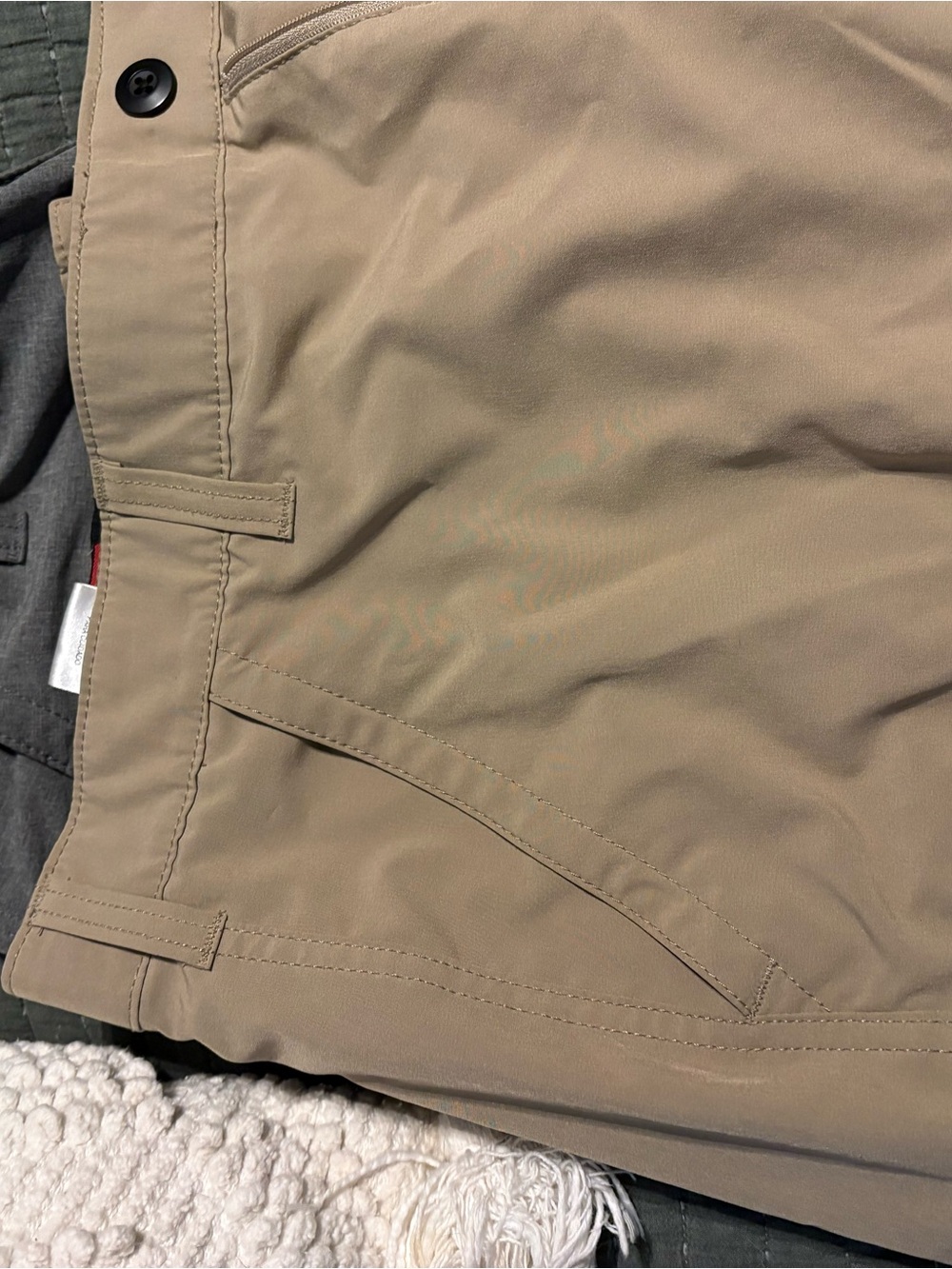 Men's Khaki Straight-Fit Chino Shorts
